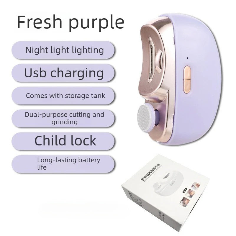 Nail Grinder Electric Nail Scissors Children Adult Anti-clip Nail Clippers Automatic Nail Clipper Multifunctional Nail Grinder