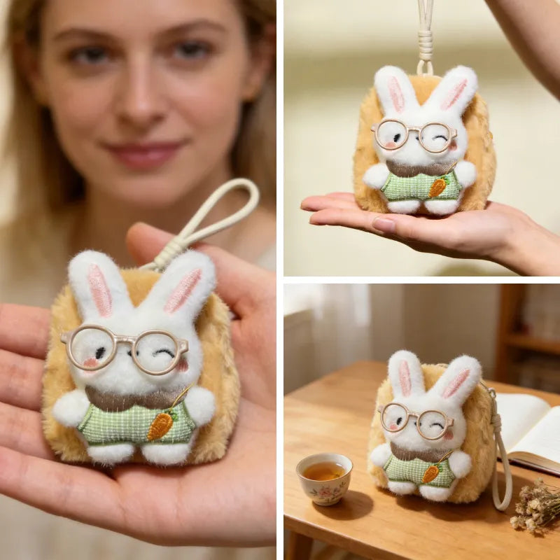 100 Points Reward | Cute Plush Collection — Pouch, Bag Charm, Key Pouch & Earbud Case