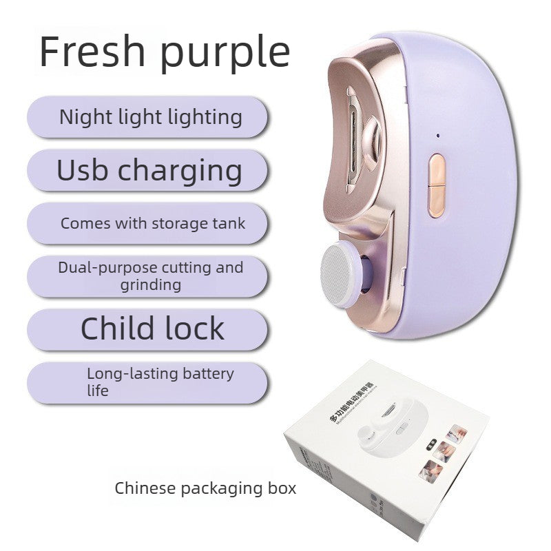 Nail Grinder Electric Nail Scissors Children Adult Anti-clip Nail Clippers Automatic Nail Clipper Multifunctional Nail Grinder