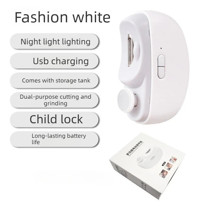 Nail Grinder Electric Nail Scissors Children Adult Anti-clip Nail Clippers Automatic Nail Clipper Multifunctional Nail Grinder
