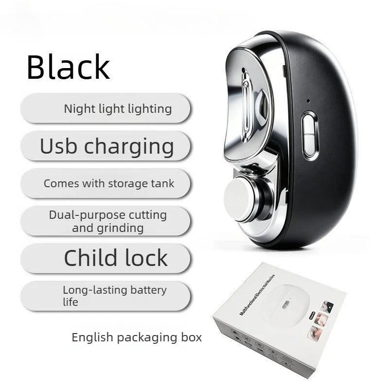 Nail Grinder Electric Nail Scissors Children Adult Anti-clip Nail Clippers Automatic Nail Clipper Multifunctional Nail Grinder