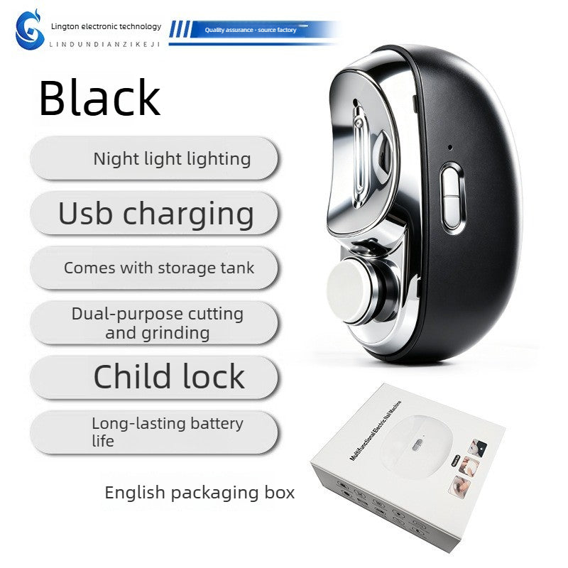 Nail Grinder Electric Nail Scissors Children Adult Anti-clip Nail Clippers Automatic Nail Clipper Multifunctional Nail Grinder
